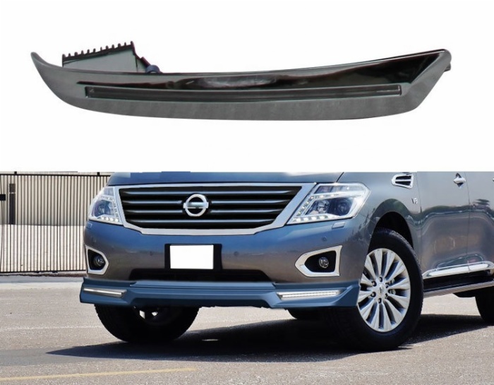 Grille front&rear bumper lip and exhaust pipe wheel trim series body kit for 2015 Nissan Patrol Y62